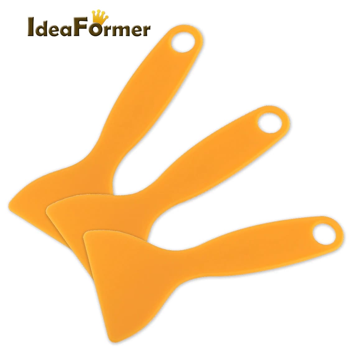 Lot de 3 outils de retrait SLA DLP : spatule en résine, pelle en plastique, lame de nettoyage pour réservoir de résine, pour retirer les modèles et pièces d'imprimante 3D