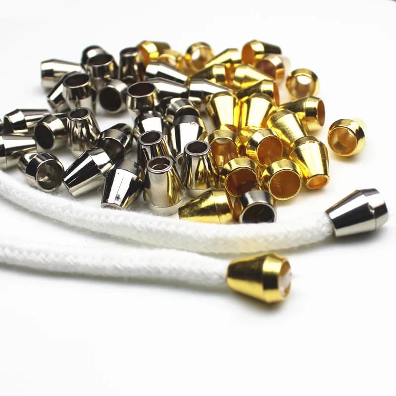 Lot de 20 barrettes dorées et argentées de 13mm, bouchon de clochette, fermeture en plastique, clip interdit, paracorde, vêtements, sac, ULlumineuse sportive, pièces DIY