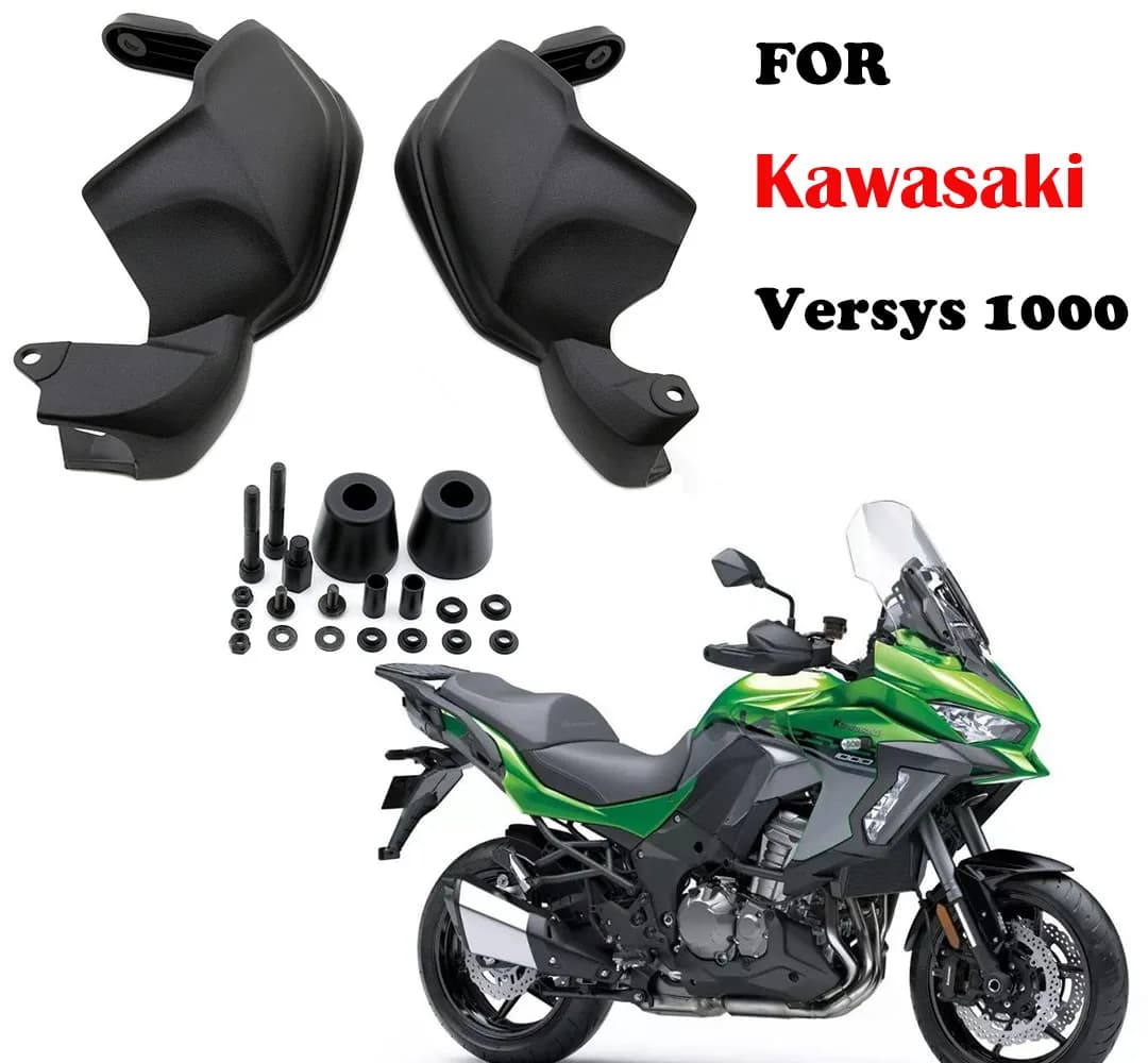Pour KAWASAKI VERSYS1000SE KLE1000 accessoires de moto pièces guidon garde poignée gardes garde-mains main pare-brise 2017-2020