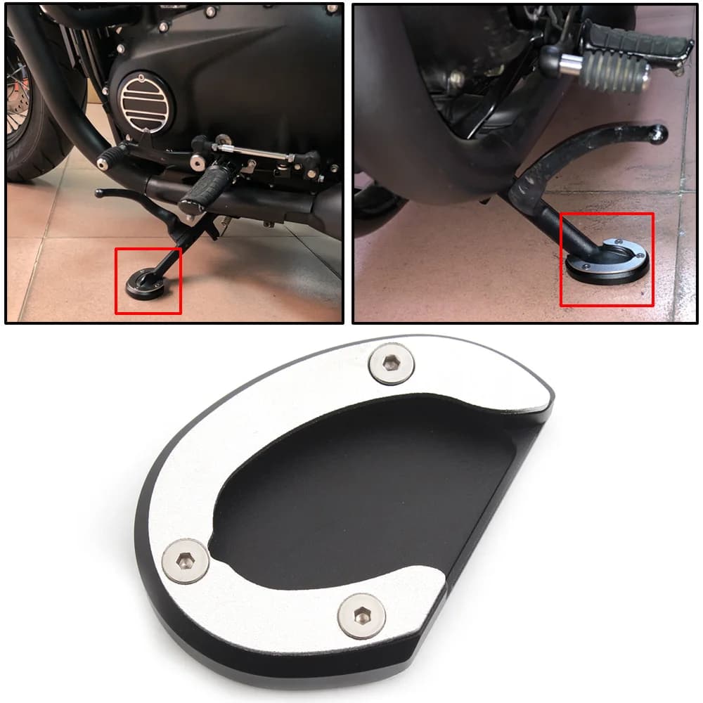Support de pied latéral pour moto, véhicule électrique, pour TRIUMPH Bonneville Bobber T100 2018 – 2020 T120 2016-2020