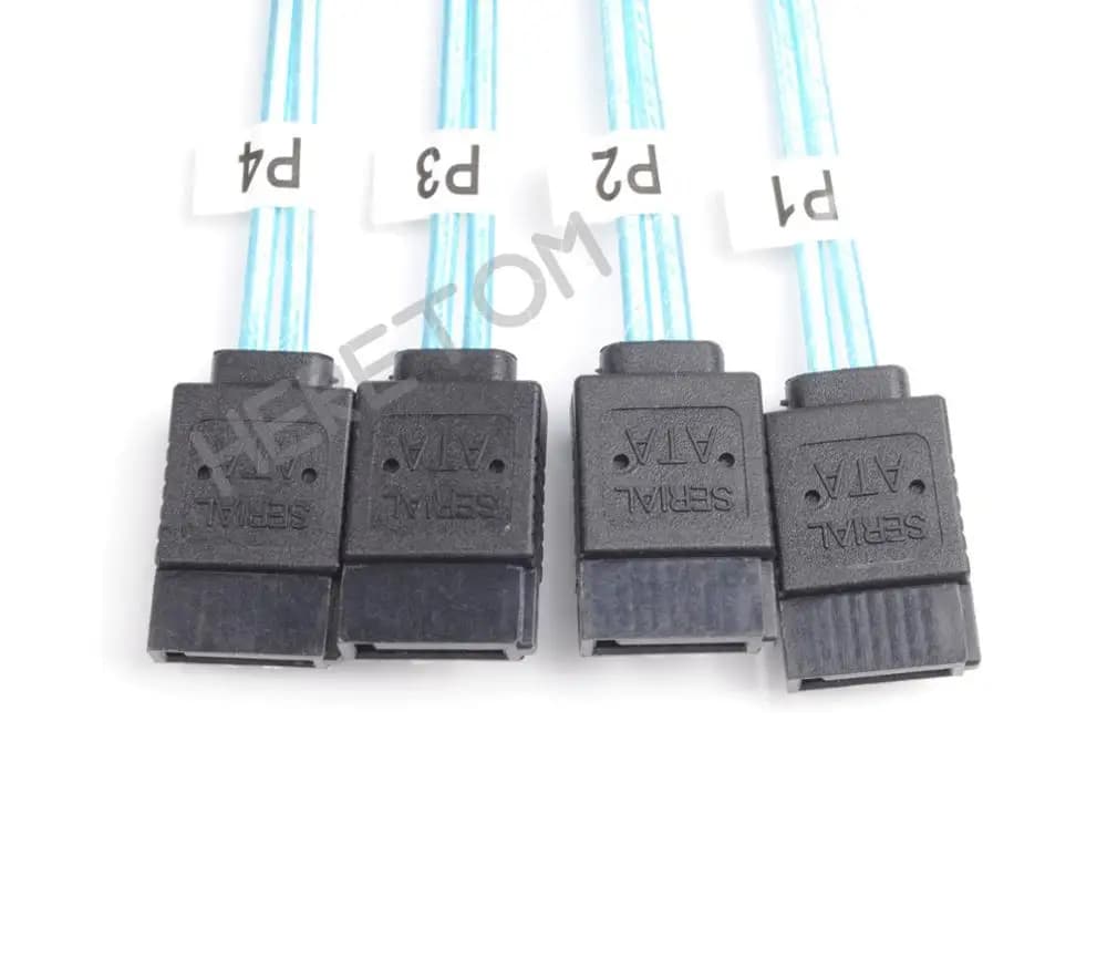 SAS – câble séparateur de données SATA SFF-8087 36 broches à 7 broches 4i, pour disque dur HP sas P410 / 420