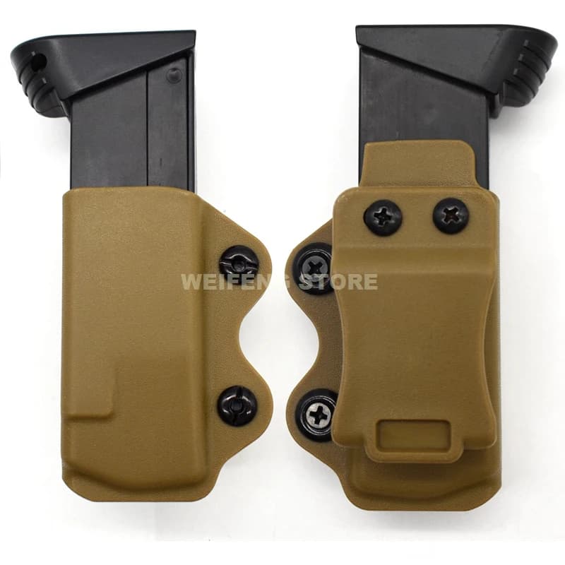 Étui de chasse Kydex IWB Mag, pochette porte-revues noir GL 17 22 23, étui tactique à dégagement rapide