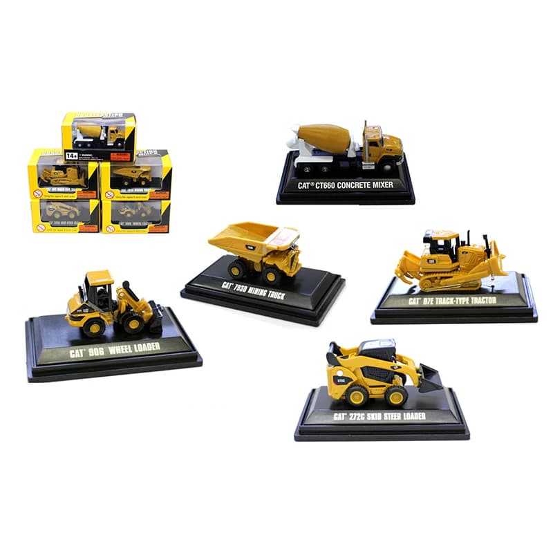 Modèle de voiture moulé sous pression, mini chargeur en alliage, centre commercial, camion, véhicule d'ingénierie exquis, jouet pour adulte, collection et affichage, agan 1/125