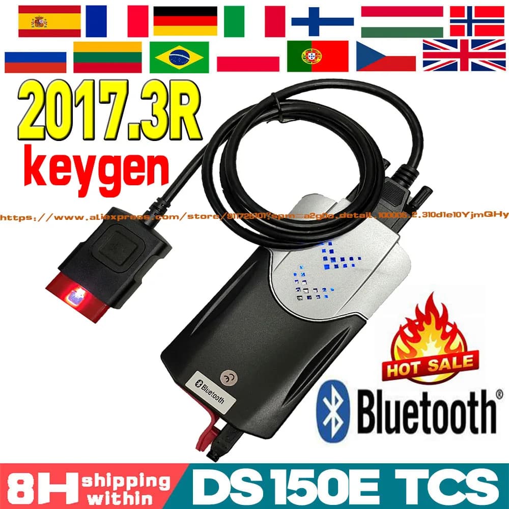 2026 multilingue nouvelle mise à niveau VCI 2021.11 avec Keygen pour Delphis Ds150e Tcs Obd2 outil de Diagnostic de camion de voiture avec Usb