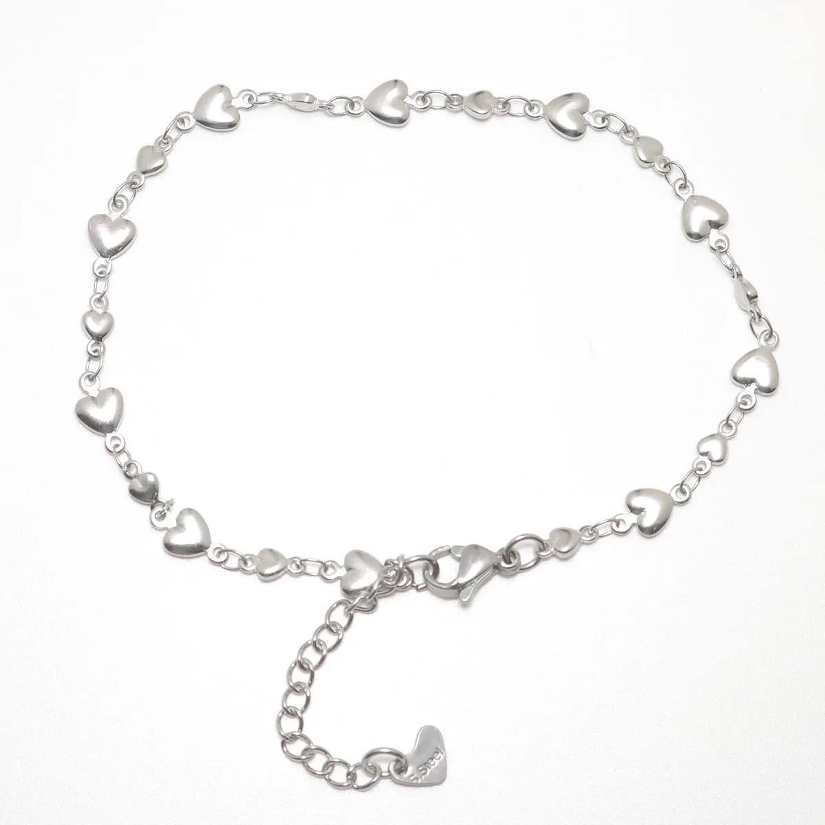 Bracelet de oral ille en Acier Inoxydable 304 pour Femme, Bijoux de Pied de Plage, 21.8cm(8 5/8 Pouces) de Long, 1 Pièce