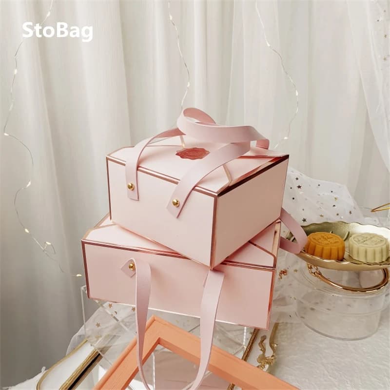 Sac de piste de style enveloppe rose, boîte d'emballage cadeau, cadeaux de fête d'anniversaire pour les invités de mariage, décoration de strass, boîte vierge, 5 pièces