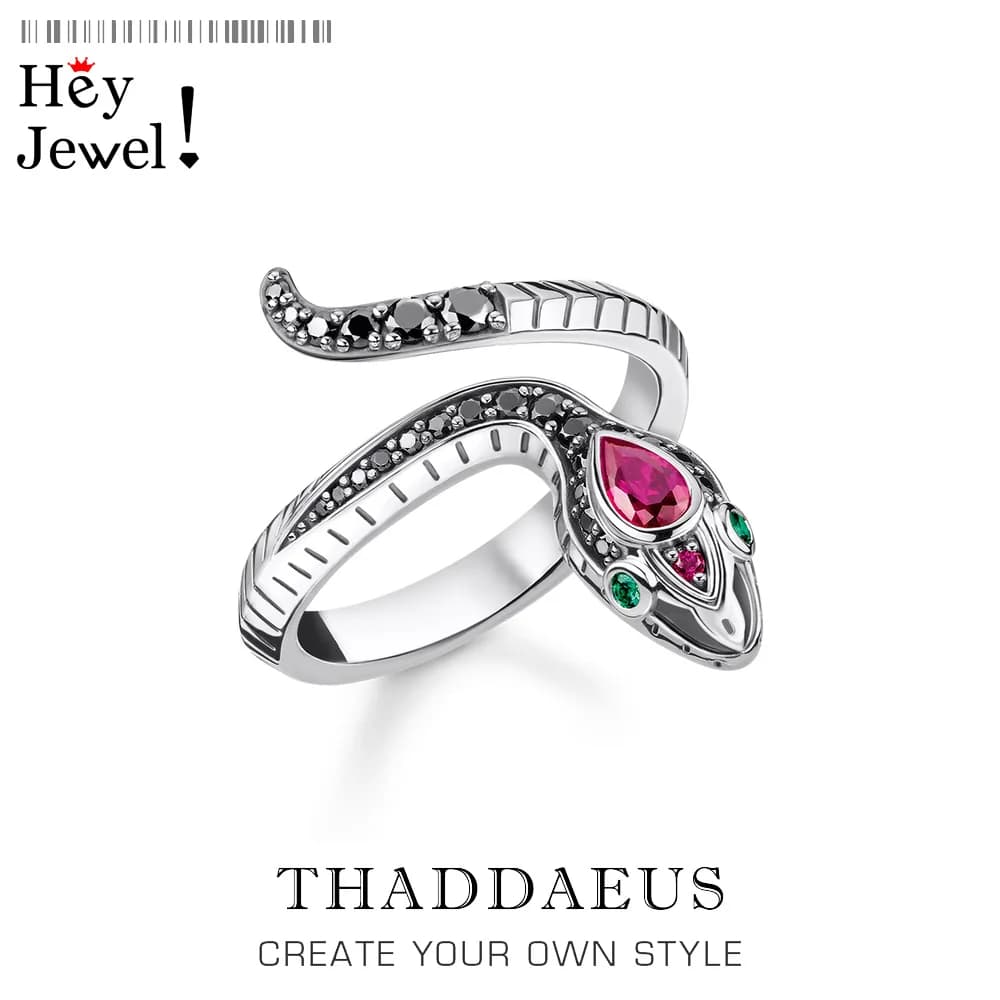 Bague serpent inspirée, symbole de séduction de Style européen, bijoux fins pour femmes, tout nouveau cadeau romantique 2021