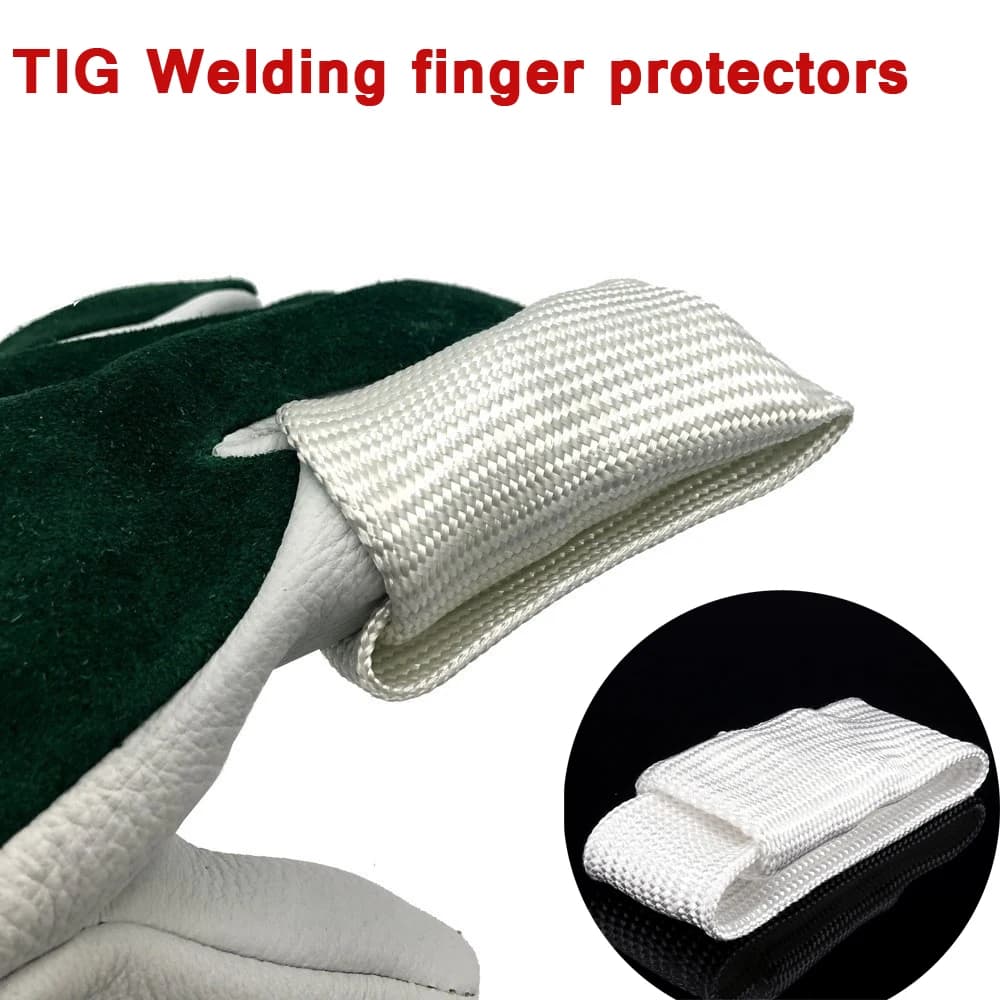 Protecteurs de doigts TIG, pointes de soudage, tours, bouclier thermique, gants de soudage, protège-doigts pour soudage TIG, gant TIG