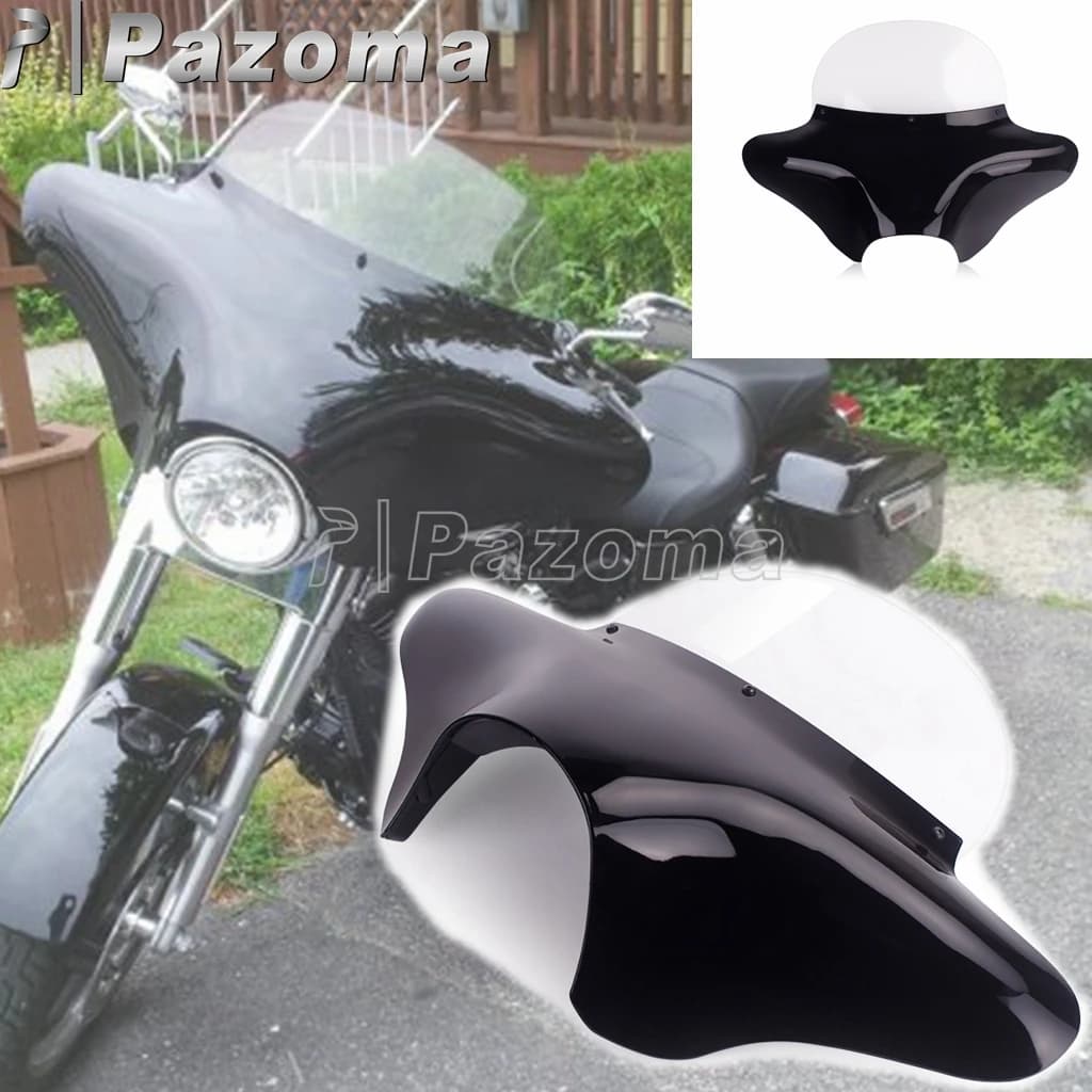 Carénage Avant de Moto Universel en Plastique ABS BatOO, pour Harley Road King Softail Suzuki VL800K1 Honda VT750 VT1100 Shadow