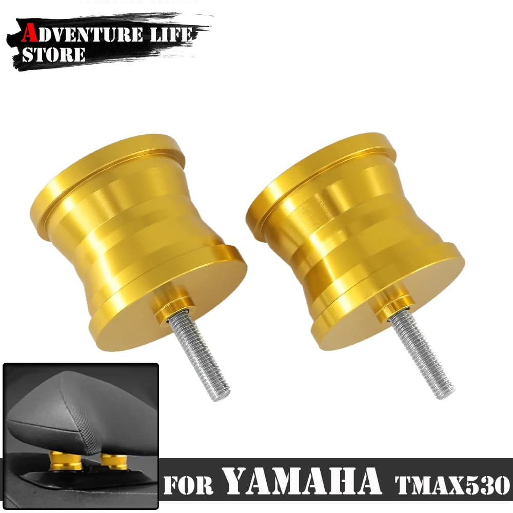 Dossier de siège arrière de passager en aluminium de moto rehaussant des coussinets de colonne montante pour Yamaha TMAX T-MAX 530 TPrévention 530 T-MAX530 2012-2016