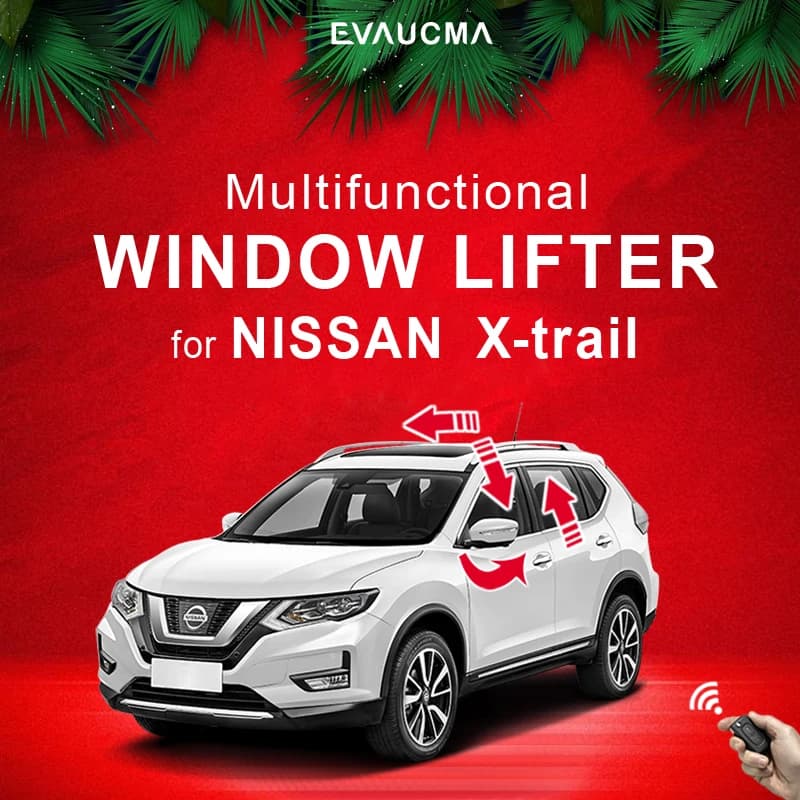 Lève-vitres électriques, rétroviseurs rabattables et fermeture de toit ouvrant pour Nissan X-Trail T32 2014-2021