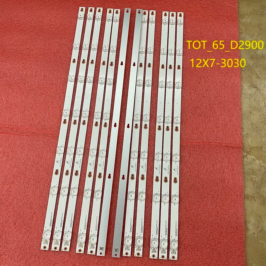 Bande LED pour Thomson, 65US6016, 65UC6306, 65UC6406, TCL, 65S405TAAA, 65D2900, L65P2US, TOT _ 65 _ D2900, 65HR330M07A4, V2, U65P6046, U65P6006bronch