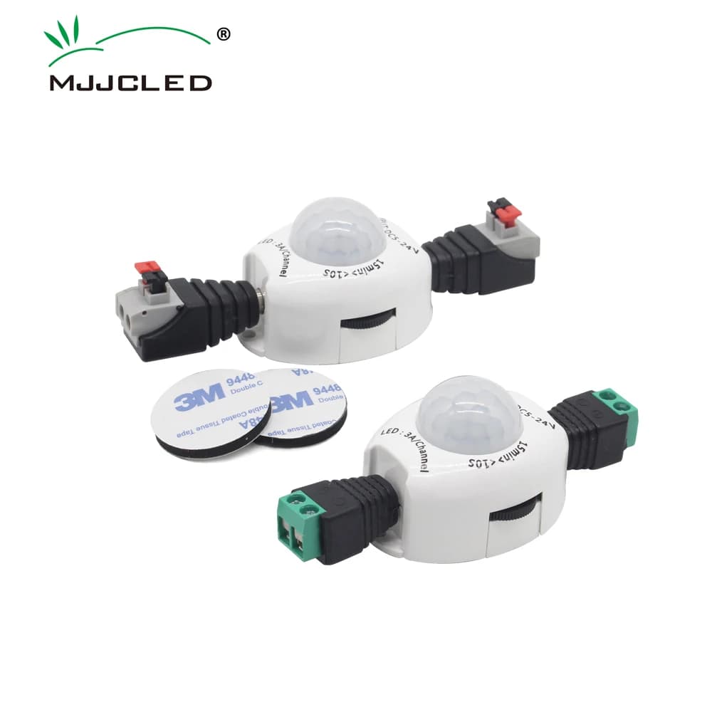Capteur de mouvement PIR 12V DC 5 V, interrupteur à infrarouge automatique