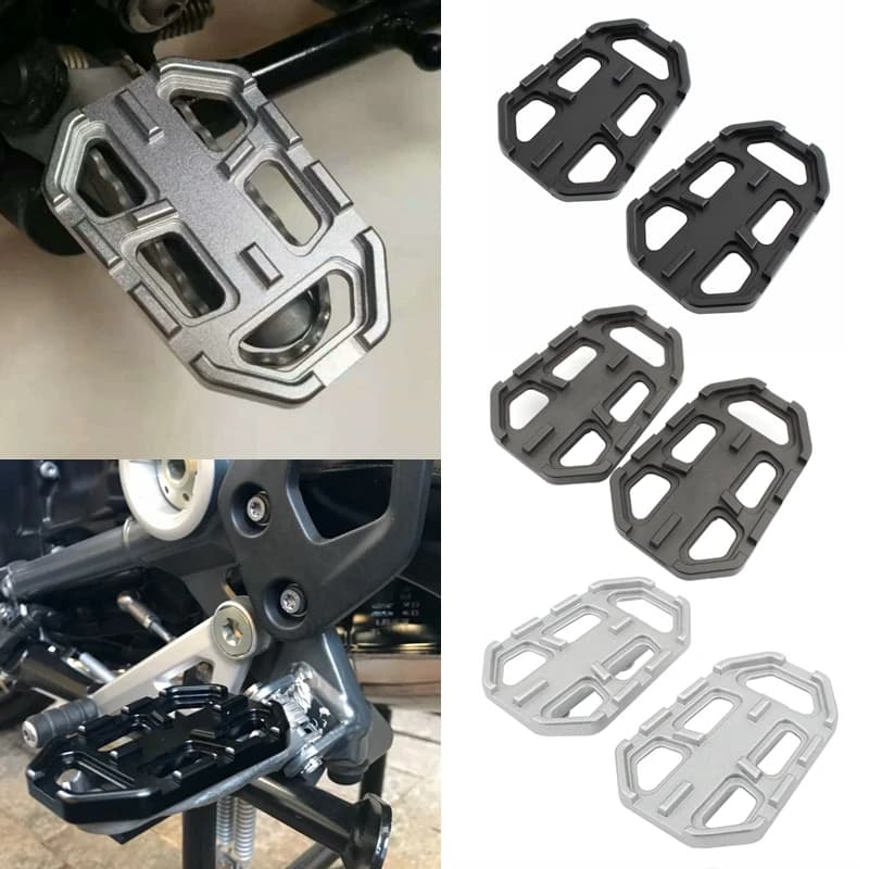 Repose-pieds larges en billette CNC, pédales, pour BMW F750GS F850GS G310GS R1200GS S1000XR R Nine T Scrambler R nine T Urban/GS