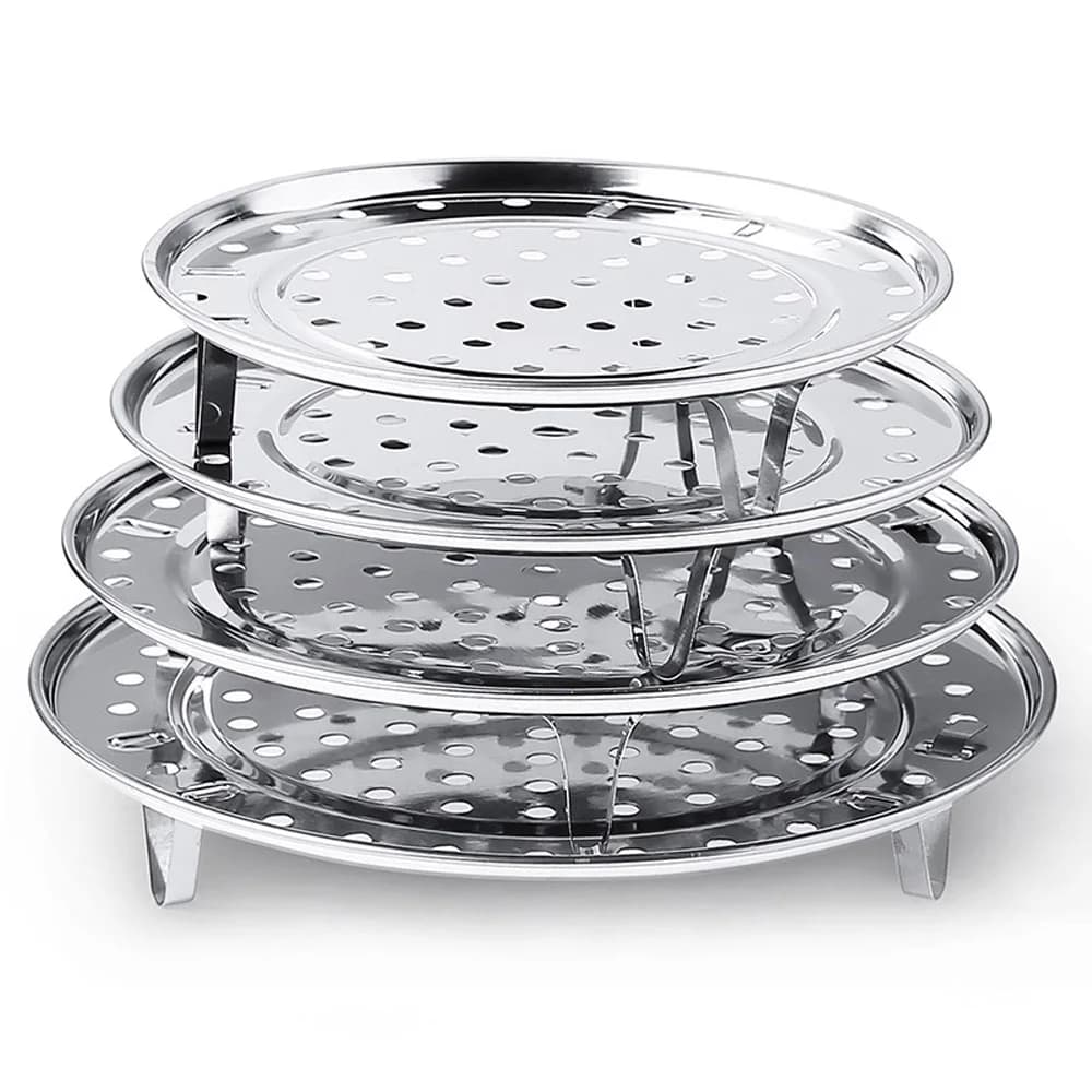 Cuiseur à vapeur multi-tailles en acier inoxydable, support multifonction pour bol, Pot, plateau de cuisson à la vapeur, panier, accessoires de cuisine