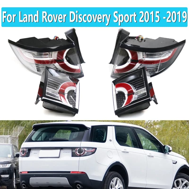 Pour Land Rover Discovery Sport 2015 2016 2017 2018 2019 ensemble de feu arrière de voiture arrêt arrière pare-chocs feu arrière de frein