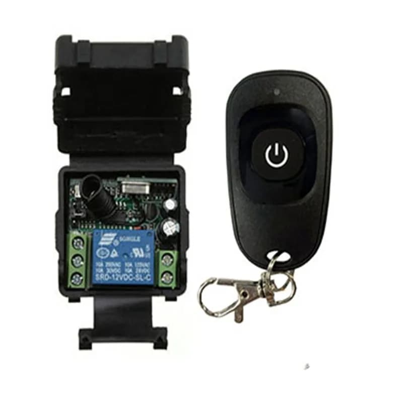 Interrupteur à distance sans fil 1CH 10A, module récepteur relais, émetteur avec télécommandes 315/433 Mhz, DC12V 24V, 1 canal, très demandé