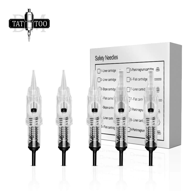 Aiguilles jetables de tatouage de sourcils 1R 3R 5R 5F 7F aiguilles stérilisées de cartouche de maquillage Permanent de Microblading