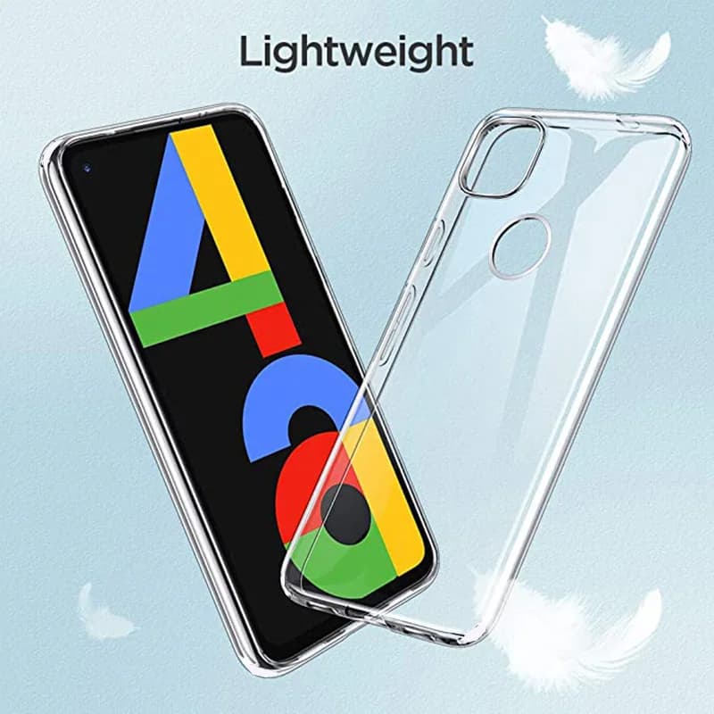 Coque de téléphone en Silicone TPU souple et Transparent, étui arrière souple et fin pour Google Pixel 4 5 4A 5A XL 4G 5G, Non jaunissant