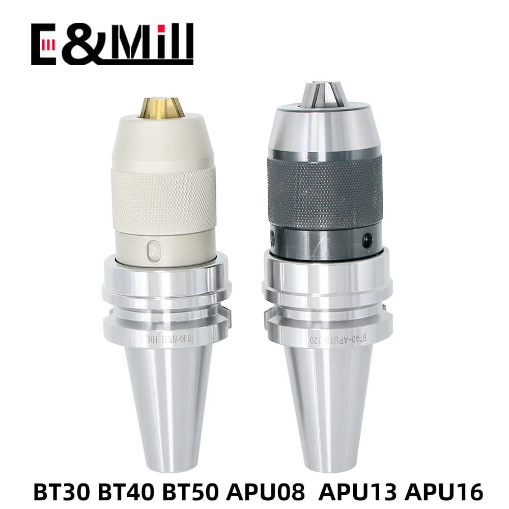 BT30 BT40 BT50 APU08 APU13 APU16 porte-outil BT APU mandrin de forage CNC intégré auto-serrant porte-outils de fraisage foret