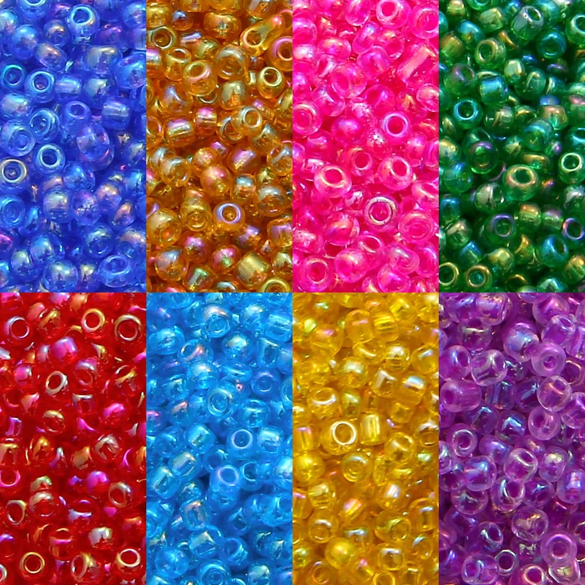 Perles de Verre d'Espacement Tchèque pour Travaux Manuels, Accessoires de Couture, Bijoux, Sac, Vêtements, 2-4mm, 150-1000 Pièces