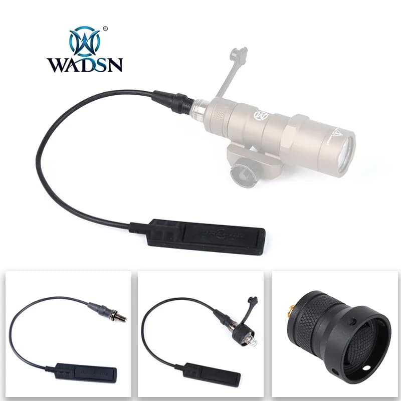 WADSN tactique Surefir lampe de poche pressostat à distance pour M300 M600 Sereis Scout lumière longue bouton de commutation accessoires