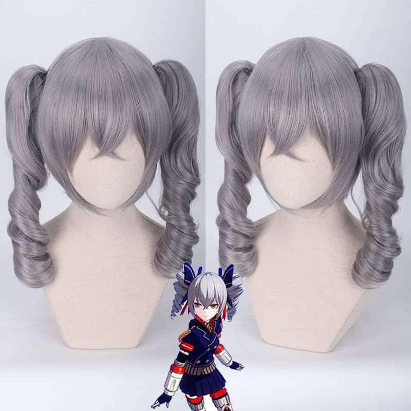Jeu Honkai Impact 3 Cosplay perruques Bronya Zaychik Cosplay résistant à la chaleur synthétique perruque Halloween fête Benghuai 3 Reburn Cos