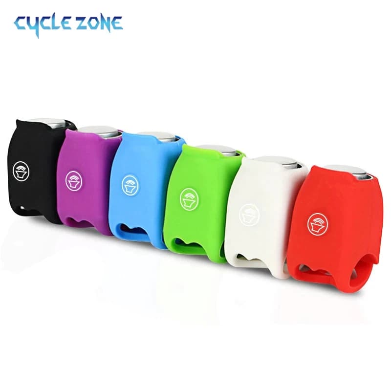 Sonnette de vélo Rechargeable par USB, batterie 120db, étanche, Mini haut-parleur Portable en Silicone, pour vtt, cyclisme sur route, guidon