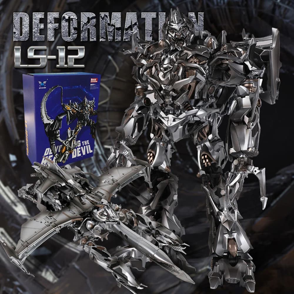 AOYI Transformation MPM08 MPM-08 LS12 LS-12 Galvatron Megotroun MGTron coeur diable surdimensionné alliage figurine Robots jouet