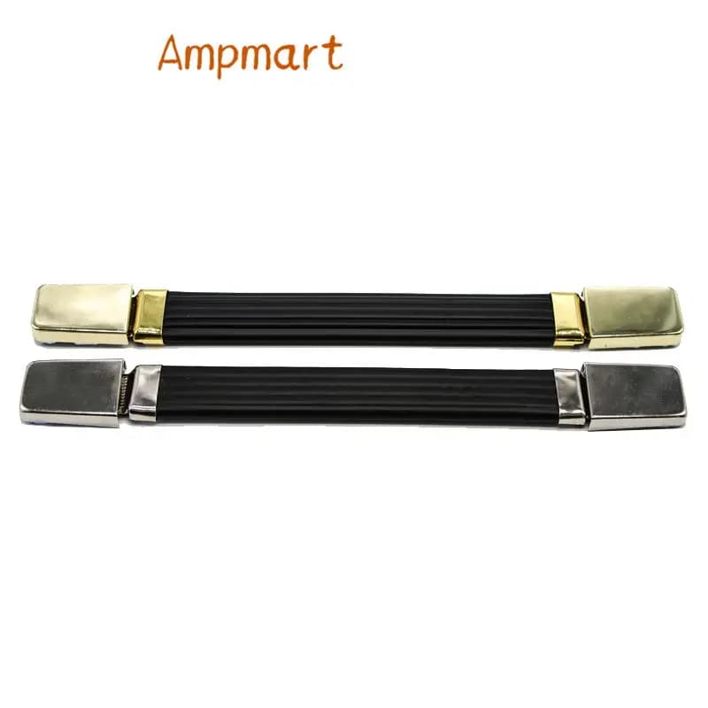 Ampmart – poignée d'amplificateur en caoutchouc, poignée d'armoire en or et argent, 1 pièce