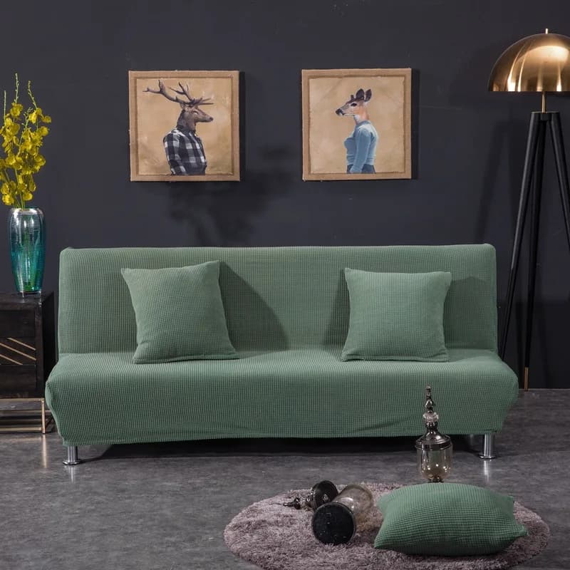 Juste extensible pour canapé convertible, sans accoudoirs, pour salon