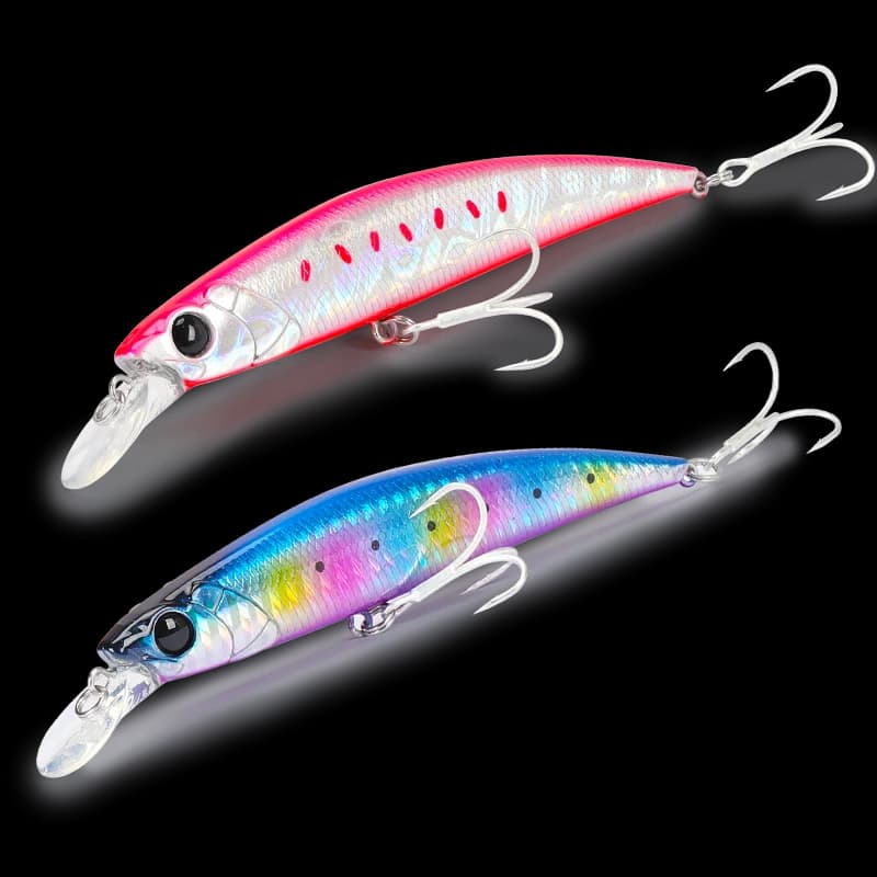 TSURINOYA nouvelle couleur coulant vairon 110S DW77 110mm 22g longue coulée leurre de pêche grande truite bar pêche en mer appât dur