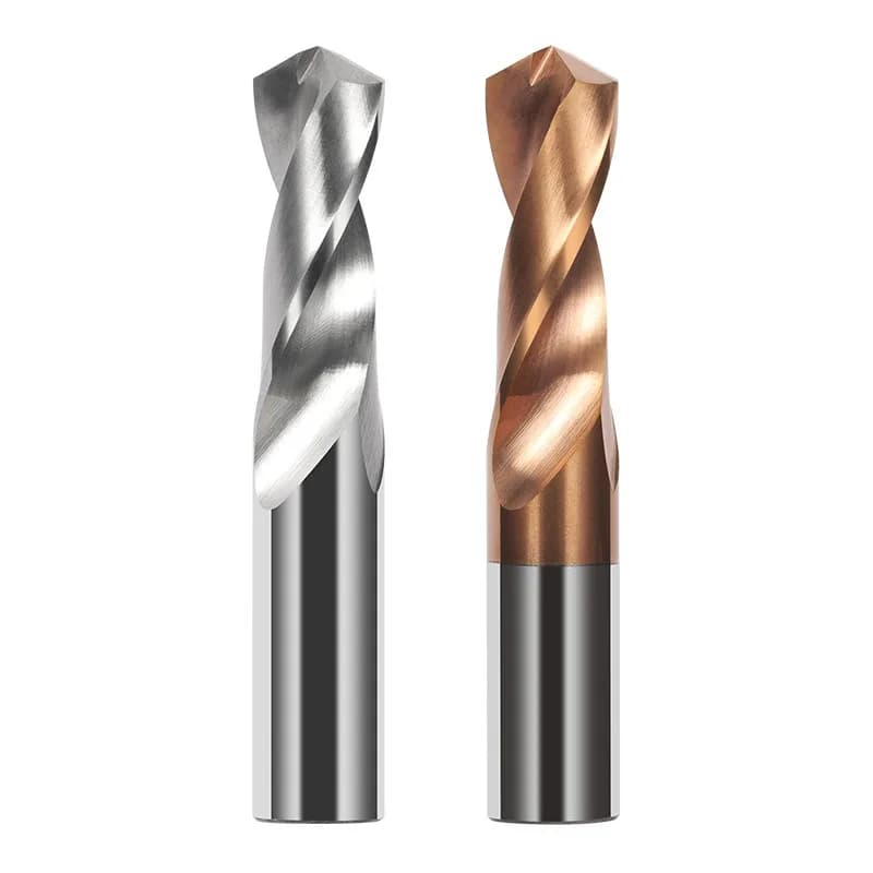 Foret hélicoïdal en alliage de carbure de tungstène, acier inoxydable asile alt, poignée droite, foret monolithique solide, machine de tour CNC, 1PC