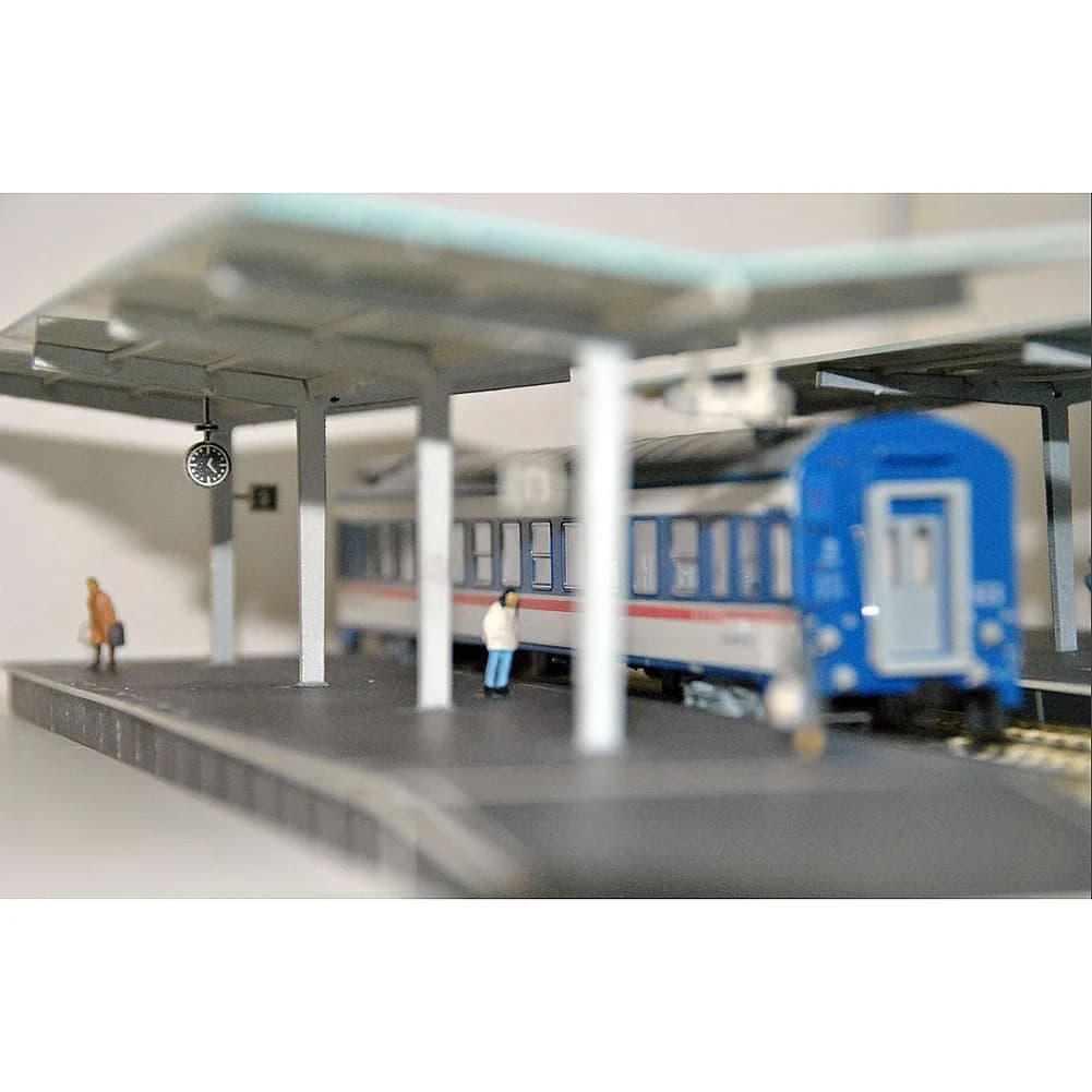 ZT002 1 Lot Plateformes de gare ferroviaire modèle réduit HO OO échelle 1:87 (1 SET pour une face)