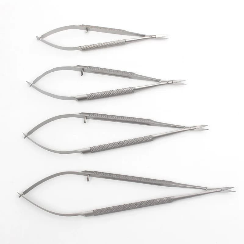 Microciseaux ultrafins à double paupière, ciseaux cornéens, outil générateur de coupe capsulaire pour l'élimination de la suture, ouverture en canbuccal