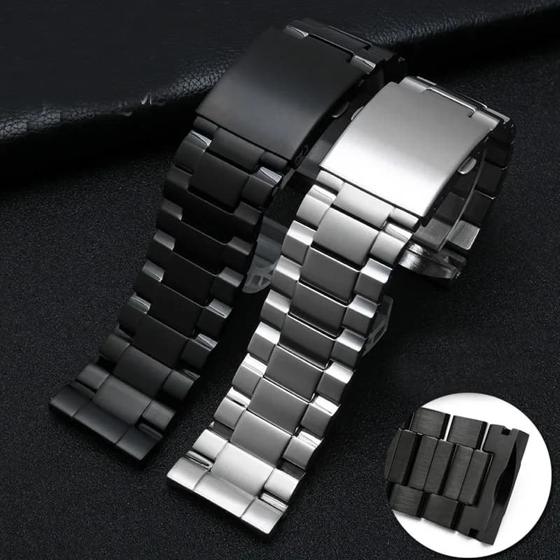 Bracelet de montre en acier inoxydable à bout cambré, 26mm, métal solide, pour diesel DZ4318 DZ4323 DZ4283 DZ4309