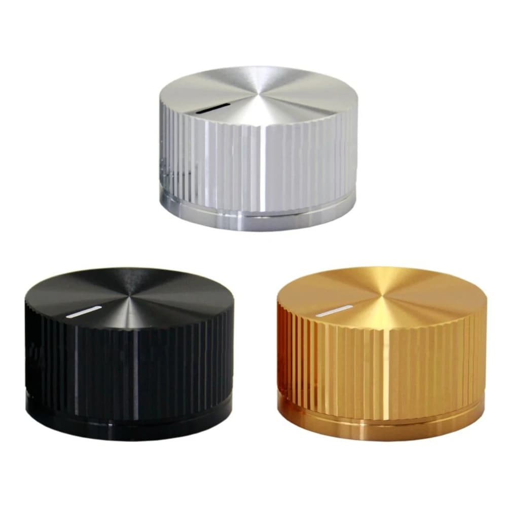 Bouton de potentiomètre de commande électronique à distance en aluminium, bouton de contrôle du volume, arbre haut de gamme, 40x22mm, 6mm, diamètre x recommandé