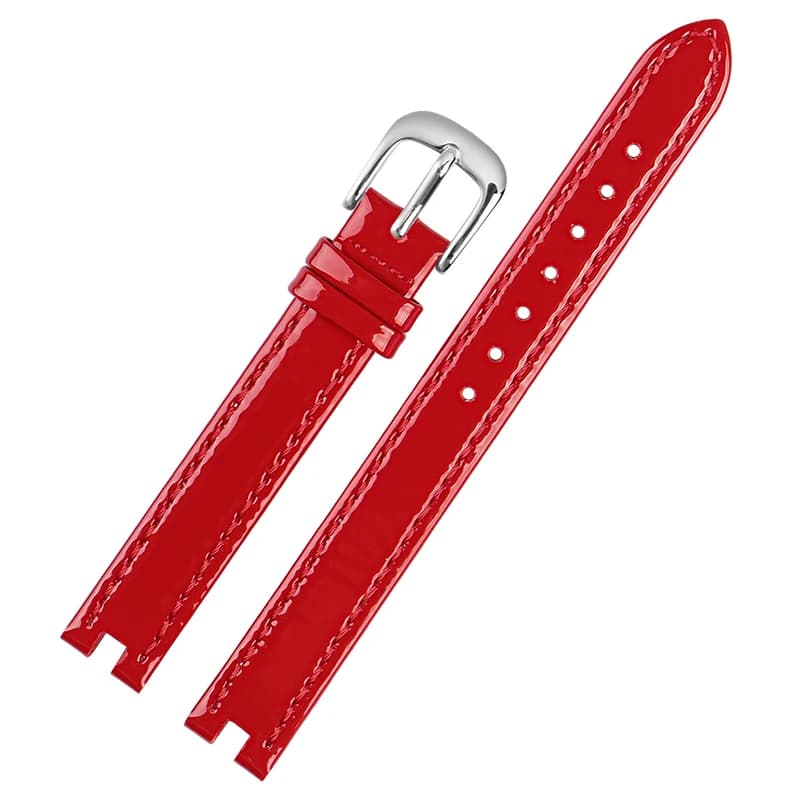 Bracelet de montre en cuir crissé pour t-issot série famille T084, couche de tête en cuir de veau T084210a, 12x3mm