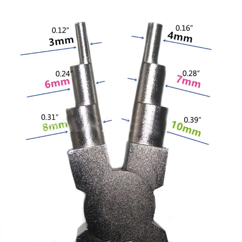 Pince formation boucle enveloppée fil, barils bijoux multi-tailles, 6 étapes, haute qualité, nouveau, 2024, 6 en 1