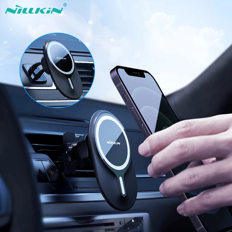 NILLKIN-Support de téléphone magnétique Magsafe pour voiture, pour iPhone 15 Pro Max 14 Pro Max