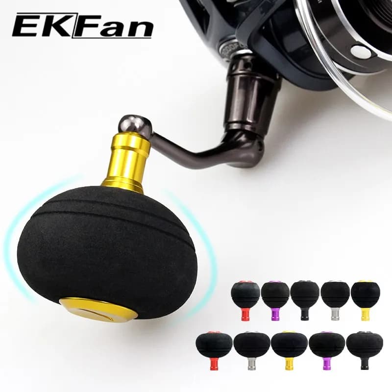 EKfan 40/50MM boutons EVA poignée de moulinet de pêche pour SHI & DAI Spining Baitcast 1000-5000