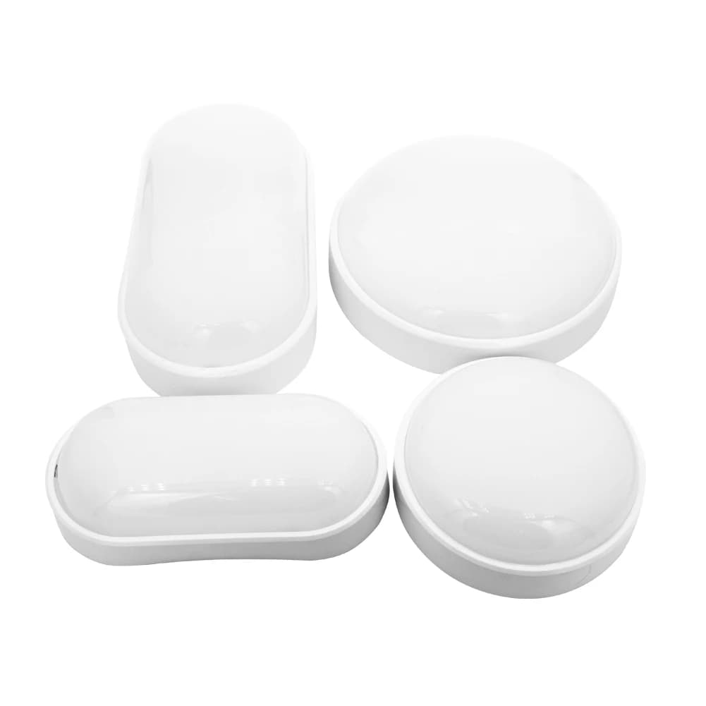 LED résistant à l'humidité plafonnier IP65 étanche salle de bain extérieure jardin cour lampe 16W 20W rond ovale carré applique murale lumière
