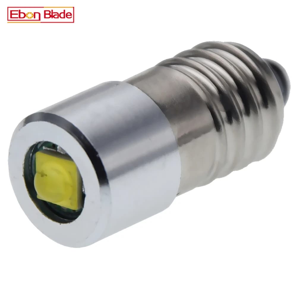 Ampoule de rechange pour lampe de poche LED, 3W, E10, 3V, 3.8V, 4.5V, 4.8V, 6V, 3-6V, 4-24V, 18V, puce XBD, lampe frontale, torche, vélo, moto, vis, 1 pièce