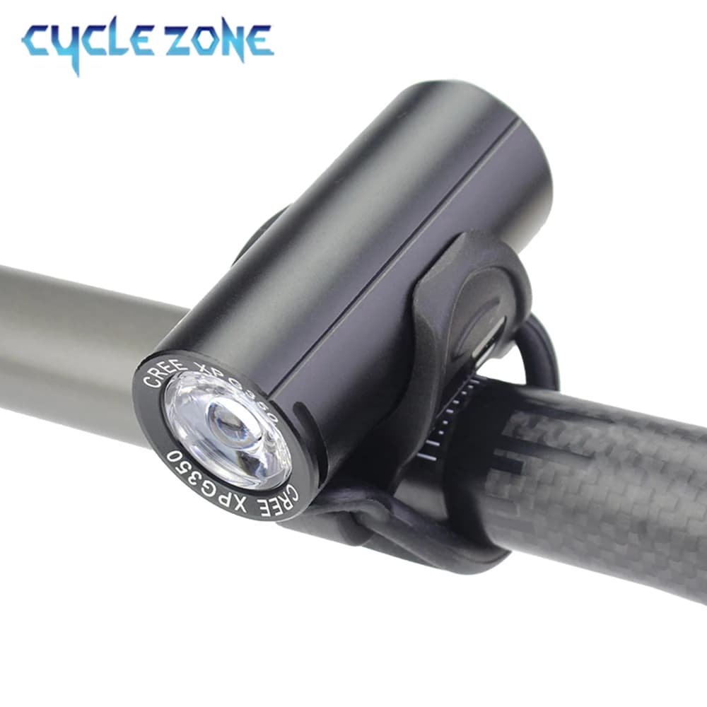 Mini XPG LED vélo lumière 350 Lumens USB Rechargeable vtt avant lumière vélo montagne phare 3W cyclisme lampe de poche casque lampe