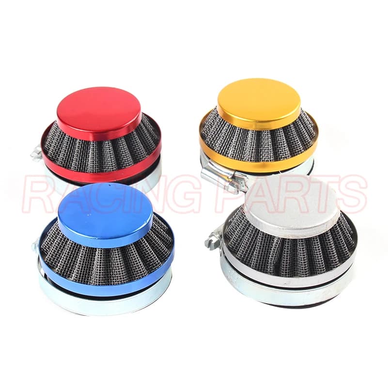 Filtre de nettoyage d'air multicolore 58mm pour carburateur de moteur 2 temps 47cc 49cc, Mini Moto pour enfants Quad ATV Dirt Pocket Bike