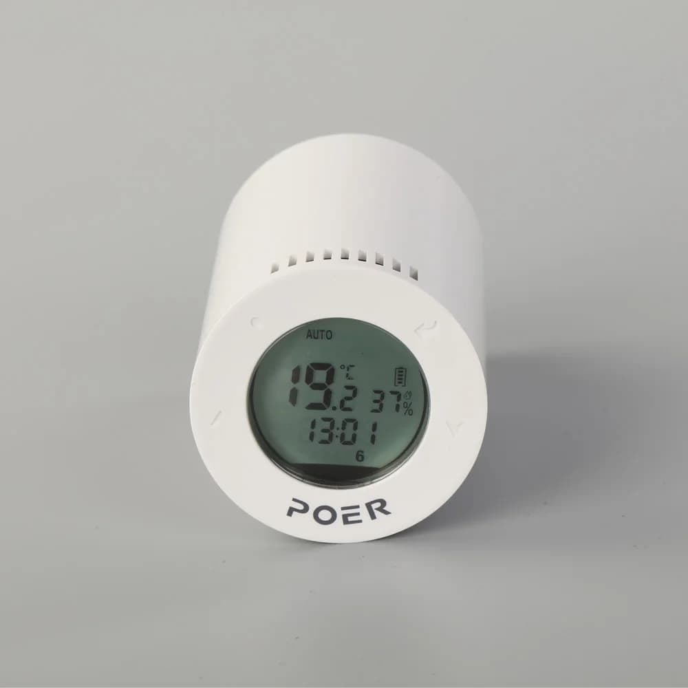 Valve de radiateur thermostatique intelligente, thermostat WiFi, régulateur de température, affichage de l'humidité, fonctionne avec Alexa Alice et Google Assistant