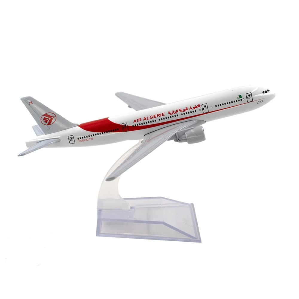 Avion 1/400 Air Algerie Boeing 777 16cm B777 Maquette d'avion en alliage, cadeau pour collection, décoration de bureau