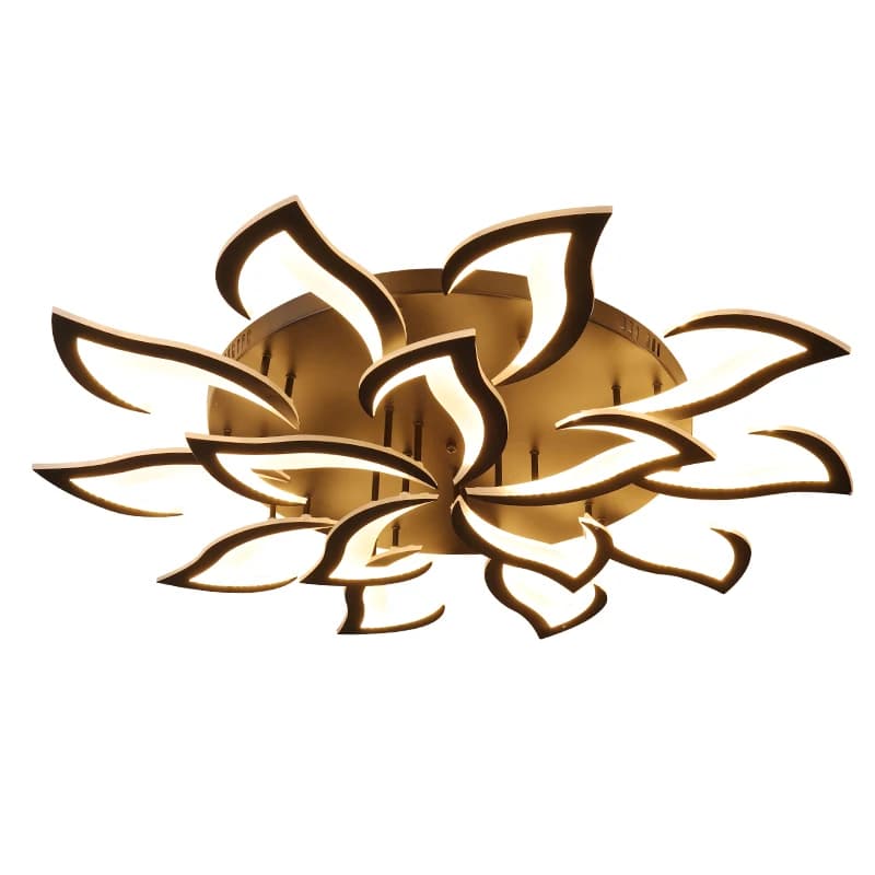 Plafonnier LED en acrylique au design moderne, disponible en noir et en blanc, luminaire décoratif d'intérieur, idéal pour une salle à manger, une chambre à coucher, un loft, un salon ou un bureau