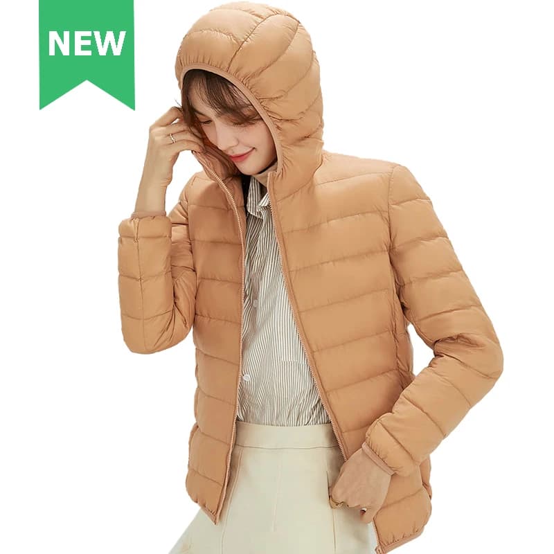 Nouvelle Mode Ultra observateur 90% Doudoune Doux 256 Tissu Hiver Plumes Veste Chaude Manteau À Capuche Parka Femelle Portable S-4XL