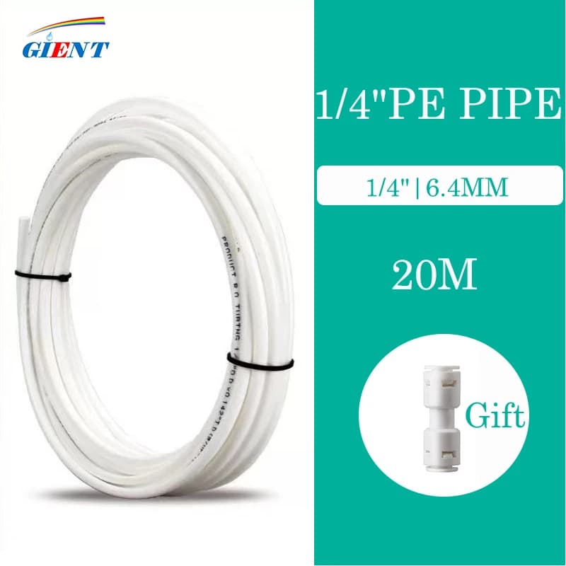 RO Water – tuyau Flexible pour osmose inverse, 1/4 "OD PE, Tube pour système de filtre d'aquarium, système de refroidissement par brumisation